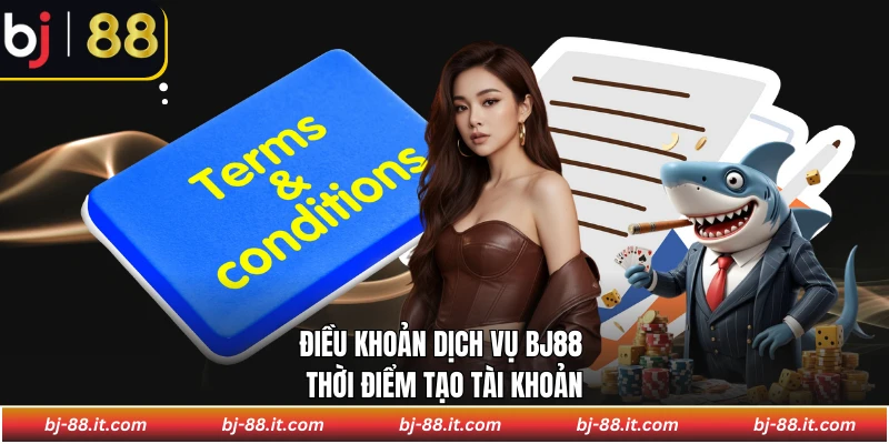 Điều khoản dịch vụ BJ88 thời điểm tạo tài khoản